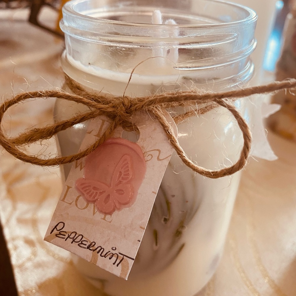 DIY|Organic Aromatic |Botanic Soy Candle |Essetial oil| - Picture 5 of 6